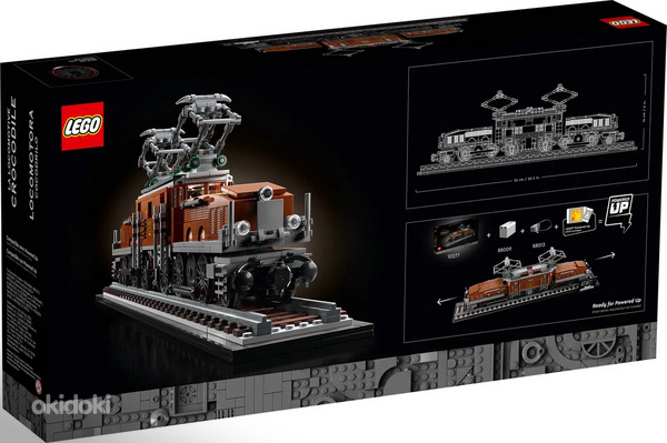 Lego 10277 Crocodile Locomotive Лего Локомотв Крокодил Train (фото #4)