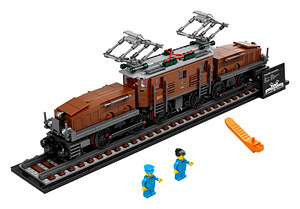 Lego 10277 Crocodile Locomotive Elektrivedur Krokodill Лего (5 foto / 10)