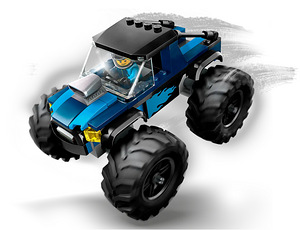 Lego City 60402 Blue Monster Truck Лего Сити Город Джип (6 фото из 10)