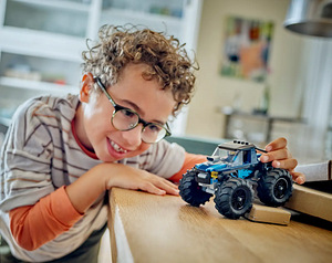 Lego City 60402 Blue Monster Truck Лего Сити Город Джип (8 фото из 10)