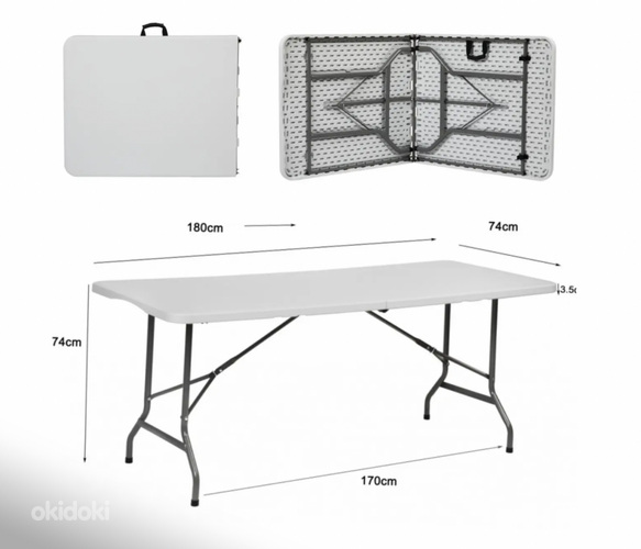 Mööblirent (pukk lauad, kokkupandatav lauad ja toolid) (foto #1)