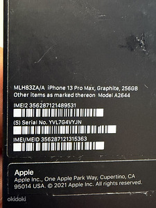 iPhone 13 Pro Max 256GB Graphite Dual sim (kahe SIM-kaardiga (7 foto / 9)