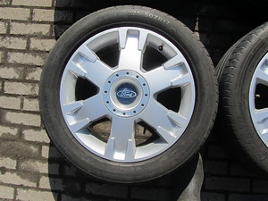 Оригинальные диски Ford Galaxy R17 5x112, шины 6 мм (2 фото из 9)