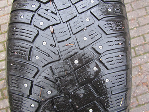Литые диски Proline R17 5x130, зимние шины 100% шипов (9 фото из 10)