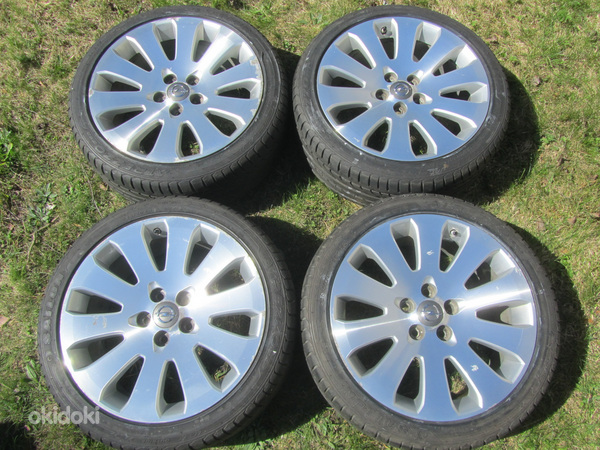 Оригинальные диски Opel R19 5x120, шины 245/40 19 6 мм DOT21