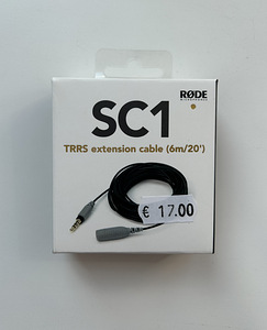 Rode SC1 TRRS extension cable 6m