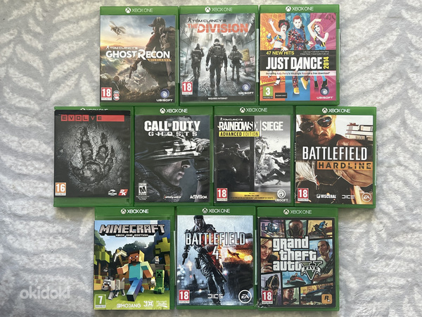Xbox One mängud (plaadid)