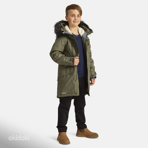 Müüa Huppa David poiste talveparka suurus S, sobib 170-175 p