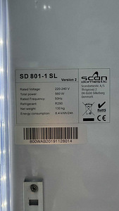 Vitriinkülmik Scandomestic SD 801 H/SL (10 foto / 10)