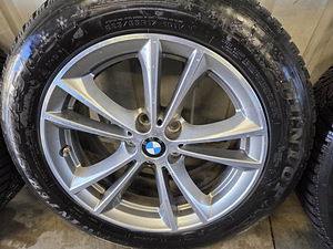 5x112 225/55/17 ET 27 диски с шинами Dunlop WinterSport 5 (2 фото из 4)