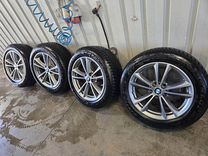 5x112 225/55/17 ET 27 диски с шинами Dunlop WinterSport 5 (1 фото из 4)