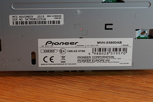 Pioneer MVH-X580DAB (3 foto / 4)