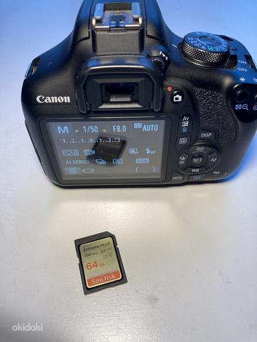 Полукадровая камера canon 2000D + объектив 18-55 мм + SD-карта 64 ГБ (фото #2)