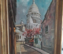 Картина маслом Париж 1952