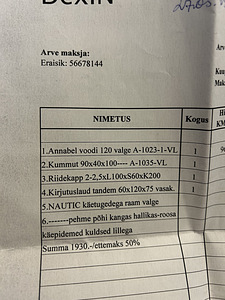 Kasepuidust mööblikomplekt (7 foto / 7)