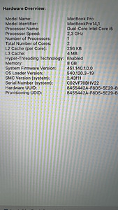 MacBook Pro (13-inch, 2017, Two Thunderbolt 3 ports) (5 foto / 5)
