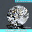 1 karaati teemant-moissaniit (6​,5mm) J/VVS (foto #2)