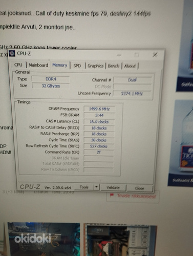 I7 7700 koos 32gb ram, 1080ti oc (foto #5)