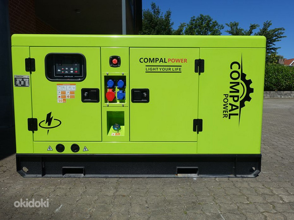 Генератор 37.5KVA, 3 фазы, 230/400V
