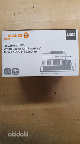 Süvis led valgusti 9tk