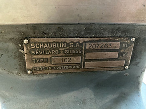 Lauatreipink Schaublin 102 (5 foto / 10)