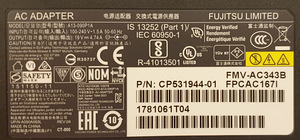 FUJITSU AC ADAPTER A13-090P1A ja ADP-80SB B (2 foto / 6)