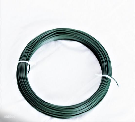 ПРОВОЛОКА PVC 50м Зеленый цвет (фото #1)