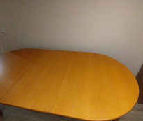 Обеденный стол SOTKA массив дерева, складной
