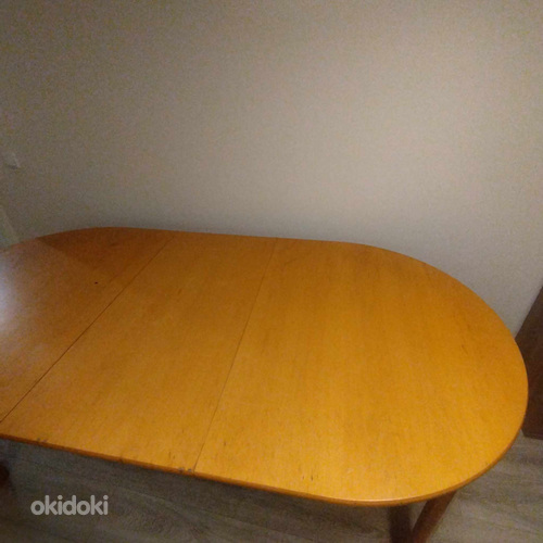 Обеденный стол SOTKA массив дерева, складной (фото #1)