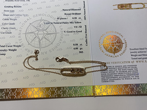 Uus kuldne briljantidega käevõru 0,58 ct (2 foto / 3)