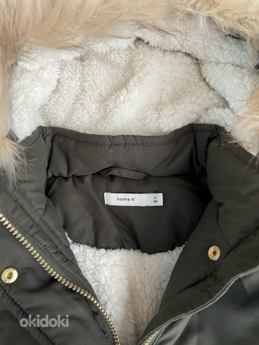 Прекрасная теплая детская зимняя куртка Name it, s 104 (фото #2)