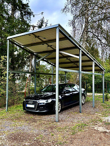 Päikesepaneelidest autovarjualune (3 foto / 6)