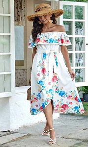 UUS kleit L-XL ilus lilleline suvine (2 foto / 2)