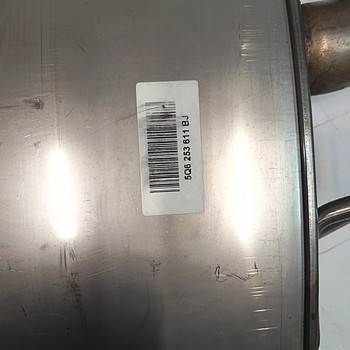 Volkswagen VW Golf GTI Mk7 2013 Twin Exhaust 5Q6253611BJ