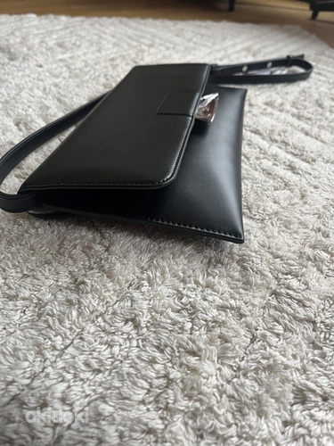 Кожаная черная сумочка Calvin Klein новая! (фото #6)