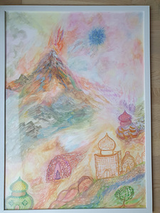 Autori akvarellitöö suurus 50x70 cm (2 foto / 2)