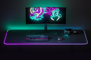 Hiirematt | Arvutipadi | led rgb matt (2 foto / 5)