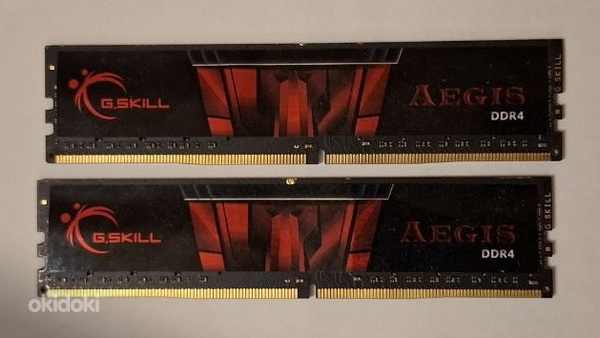 32GB operatīvās atmiņas 2 gabalu komplekts