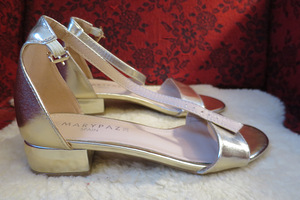 Золотые ремешки, туфли Marypaz Испания №38