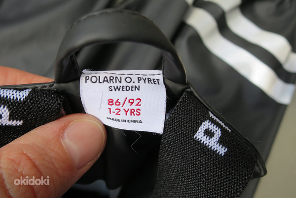 Поларн О. Дождевые брюки Pyret без подкладки / резиновые брюки s 86/92 (фото #3)