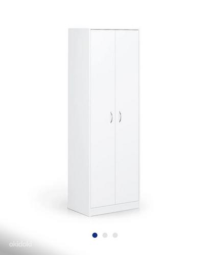 Белый милый миниатюрный шкаф высота: 178, ширина: 60, глубина (фото #2)