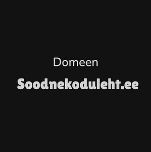 Domeen soodnekoduleht,ee (1 foto / 1)