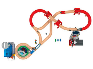 (Brio/Ikea/Lidl) Uus Playtive Space puidust raudtee (2 foto / 4)