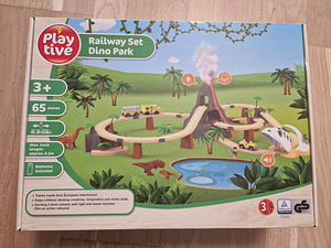 (Brio/Ikea/Lidl) Playtive Dinosaurus Park puust raudtee (5 foto / 5)