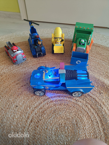 Käpapatrulli autod