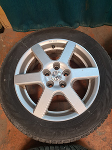 VW,AUDI,SKODA ALUETT veljed 16" NOKIAN 205/60/16 talverehvid (3 foto / 10)