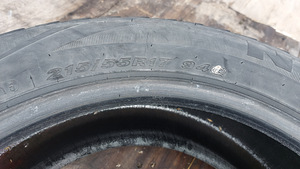 215/55/17 MS rehvid 2tk 8mm (2 foto / 2)