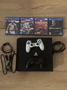 PS4 PRO 1TB + 4 GAMES + 2 JOYSTICK (1 foto / 1)