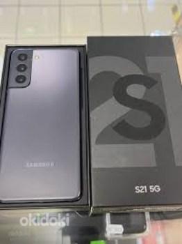 Samsung Galaxy S21 128 ГБ серый в очень хорошем состоянии (фото #1)