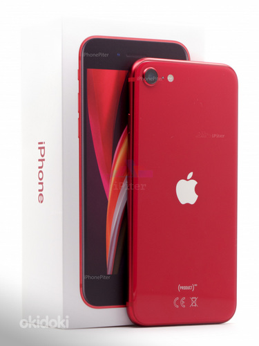 iPhone SE 2020 256GB Красный в отличном состоянии (фото #1)
